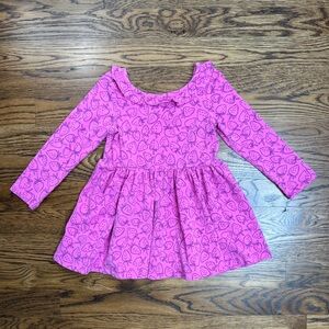 Tea Collection Girls Ruffled Collar Ballet Dress Tunic with Strawberry Prints 2